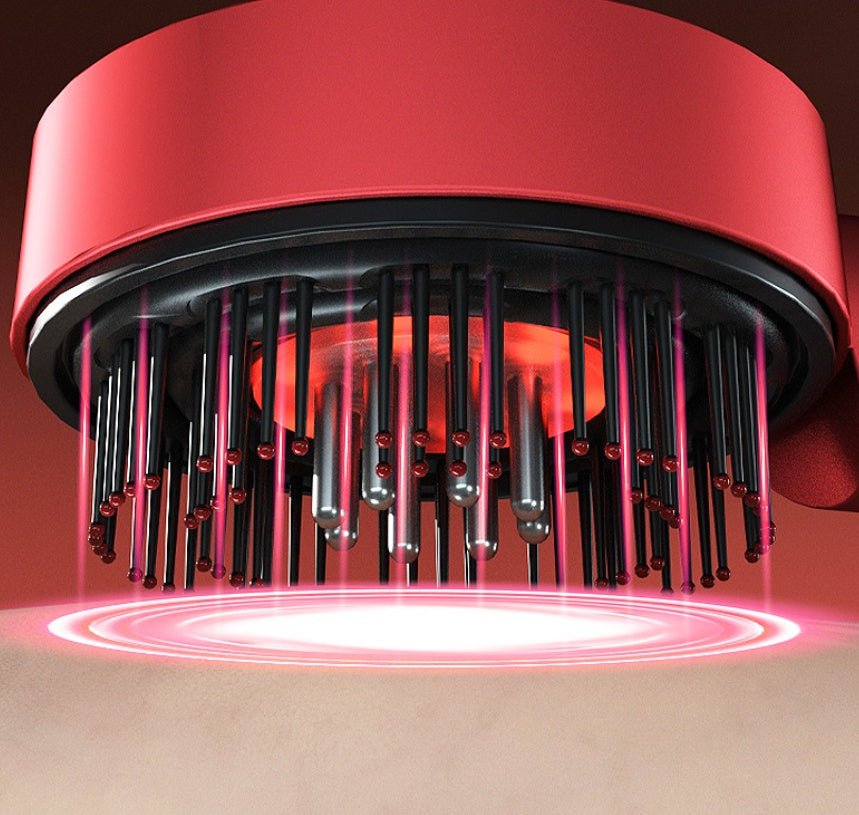 Household Red And Blue Light Massage Hair Comb - Urban Elixir